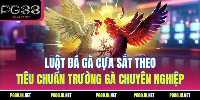 Luật Đá Gà Cựa Sắt Theo Tiêu Chuẩn Trường Gà Chuyên Nghiệp