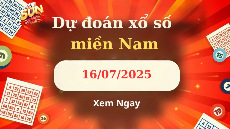 Soi cầu XSMN 16/07/2025 - Dự đoán xổ số miền Nam 16/07